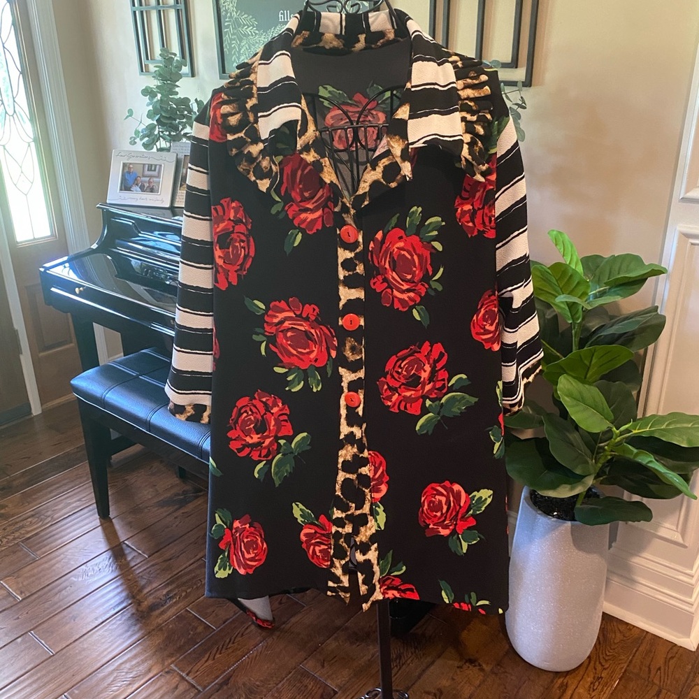 Custom Made Outfit 23/24inch bust...Skirt 41 inch 29 wide hips